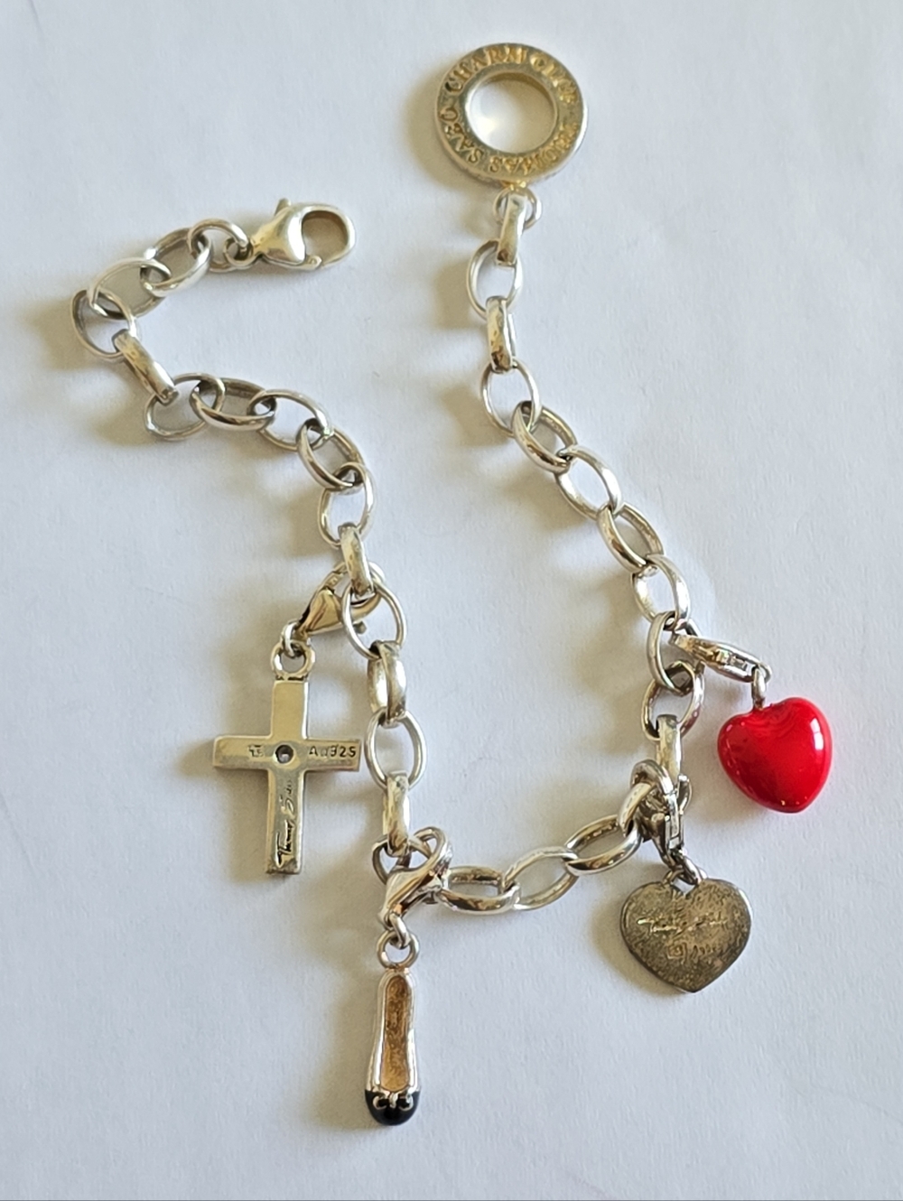 Thomas Sabo Vintage Lovely Charms Oval Link Chain Bracelet